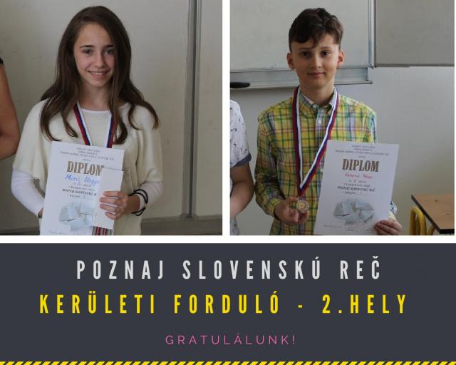 Szlovák nyelvből a legjobbak között